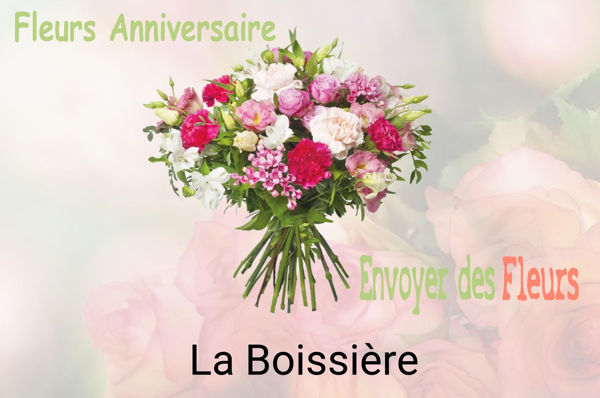 Bouquet de fleurs d’anniversaire livré à La Boissière