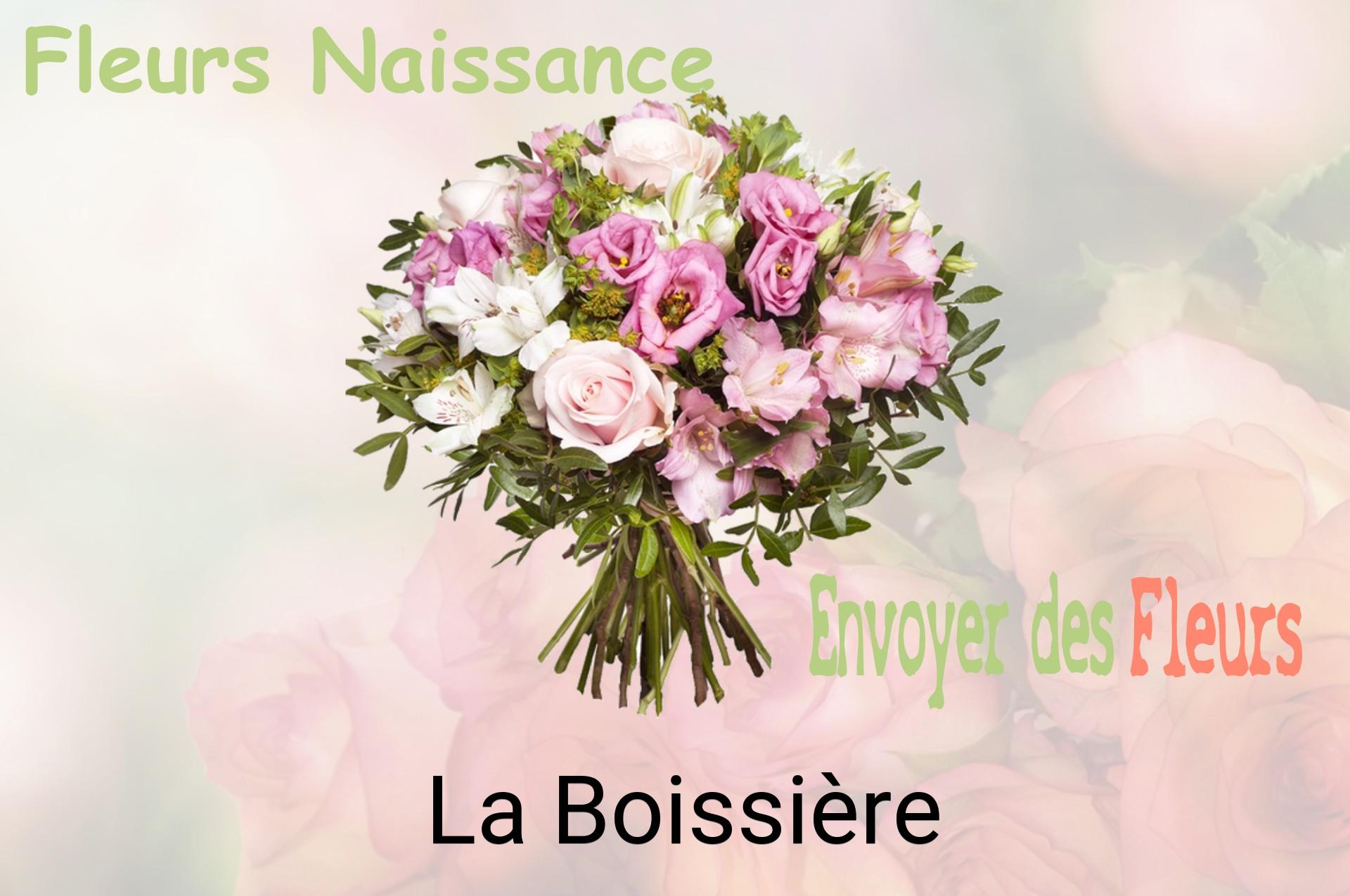 Bouquet de fleurs de naissance livré à La Boissière